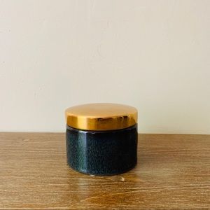 Bloomingville | Stoneware Box W/ Gold Lid